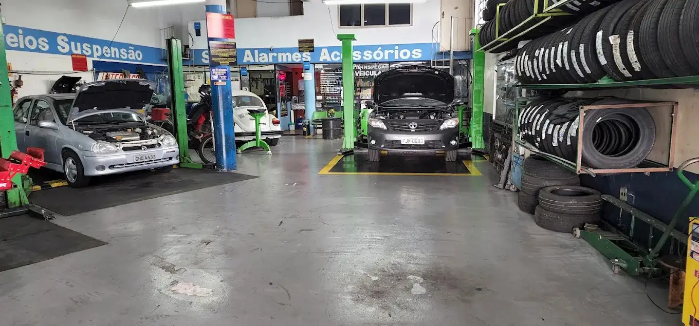 Estrutura da oficina Auto Center Interlagos