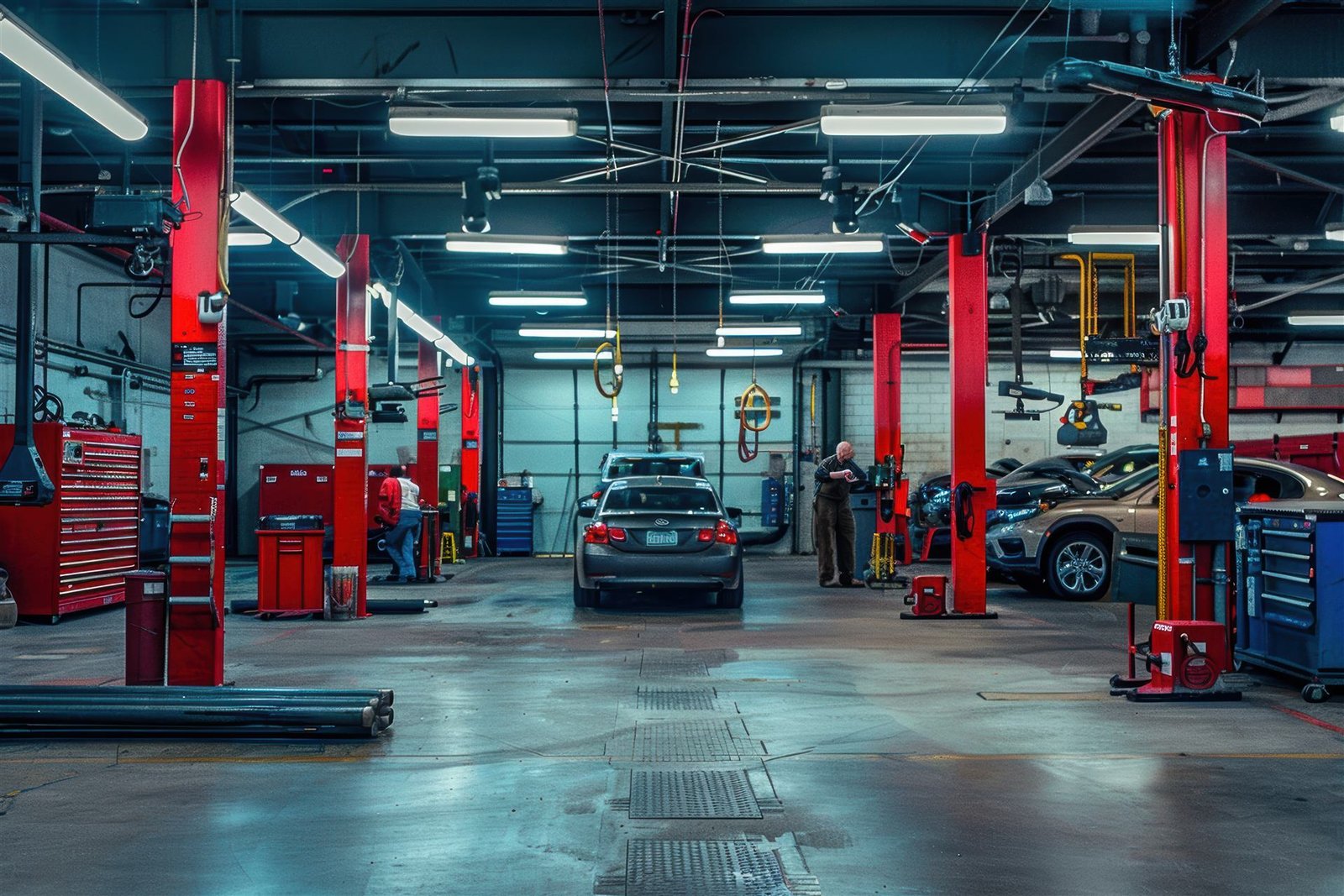Estrutura da oficina Auto Center Interlagos
